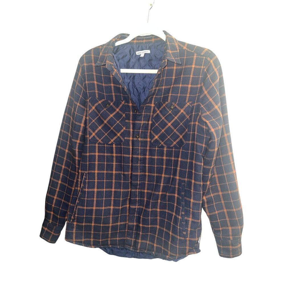 ✨Banks Journal Men’s Plaid Quilted Sz Small Shacket✨